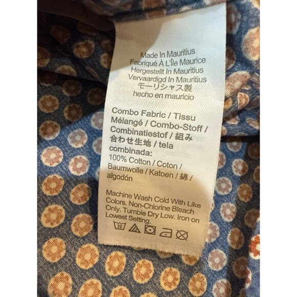 J.Crew Classic Men’s Large Long Sleeve Button Down Flower Shirt - Picture 5 of 10